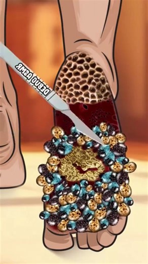 ASMR dog ticks & maggots removal animation from Leg | #shortsreels #asmrvideo #animationvideo #animation #asmr | ASMR Makeup