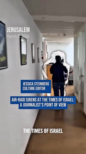 Inside The Times of Israel's Office During Air Raid