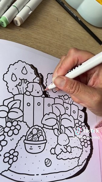 Cute and Cozy Colouring Book Tutorial