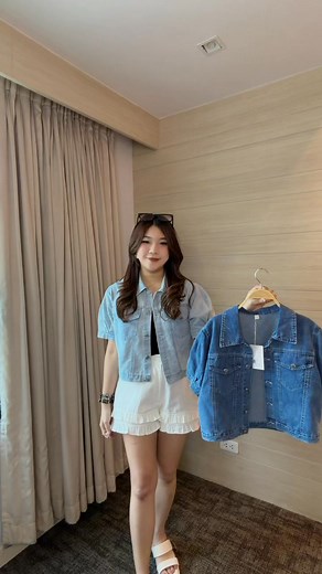 53K views · 73 reactions | 【11月代购】KT3001 H&J 翻领牛仔公主袖上衣 甜酷风的女孩必收...