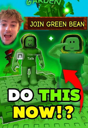 Cómo unirte al equipo Green Bean en Grow A Garden