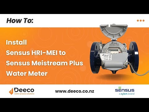 How to Install Sensus HRI MEI to Sensus Meistream Plus Water Meter