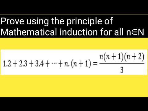Prove by mathematical induction that 1.2+2.3+3.4.....+n.(n+1)=[n(n+1)(n+2)]/3