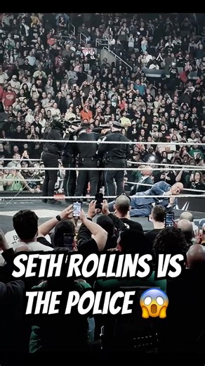 Police Arrested Seth Rollins after Paul Heyman Attack on RAW! #sethrollinsshort #wwe2026