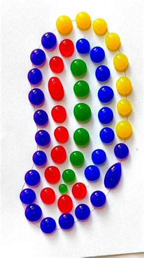 Color Drop Magic | Satisfying Short #trending #shorts