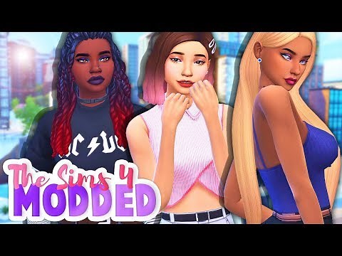COLLEGE DROP OUTS💀🖤 // THE SIMS 4 | MODDED #1
