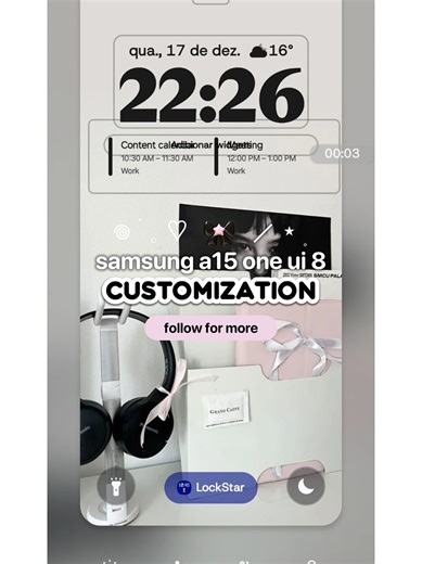 Customize Your Samsung A15 with One UI 8 Pink Acubi Theme