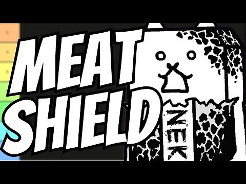 The Battle Cats - Ranking Meatshields From Worst To Best #battlecats #ranking #thebattlecats