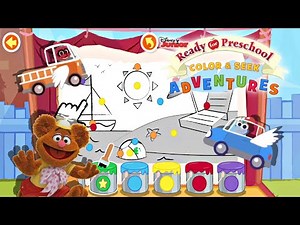 Muppet Babies: Color and Seek Adventures - Learn the colors and paint the summer picture - Disney