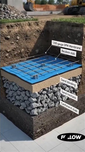 Damp Proof Membrane (DPM) foundation || Construction basics Explained #civilengineering