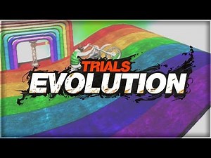 Trials Evolution | Skiing & Rainbow Road (Trials Funny Moments)