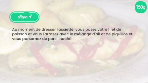 Filet de merlu à l'espagnole