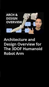 Architecture and Design Overview for The 3DOF Humanoid Robot Arm