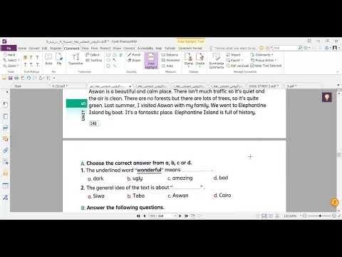 English - Egypt- Grade 4 - unit 5- lesson 1- 2026 - second term part 2