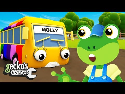 Learn Numbers with Baby Trucks | Gecko's Garage | Trucks For Children | Cartoons For Kids