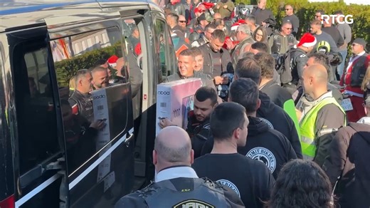 Motoristi iz cijele Crne Gore, njih 300, u ulozi moto Mrazeva, i ove godine obradovali su malištane iz Dječjeg doma mladost. Tamo je bila i naša ekipa. | Jutarnji program Dobro jutro Crna Goro