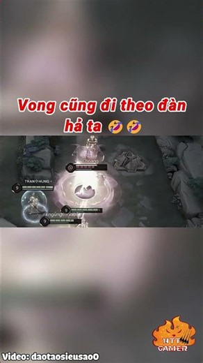 Vong cũng đi theo đàn hả ta 🤣🤣 #shorts #lienquanmobile #liênquânmobile #lienquan #liênquân