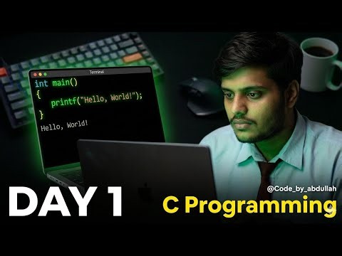 Day 1 - C Programming Introduction Code_By_Abdullah