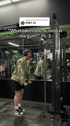 Dancing between sets at the gym