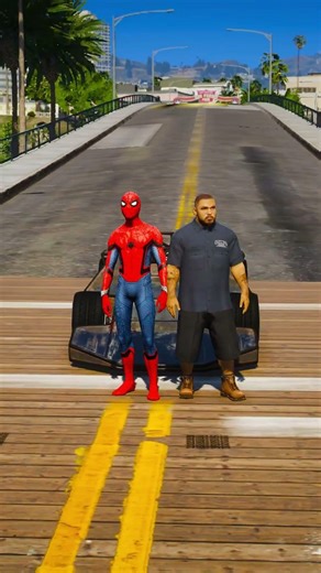 GTA V:-BENNY NE MODFIY KE SPIDER - MAN KE BANGAR CAR IN GTA 5! #gta5 #shorts #viral