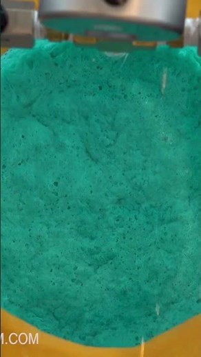 What happens to cake batter in a vacuum chamber?