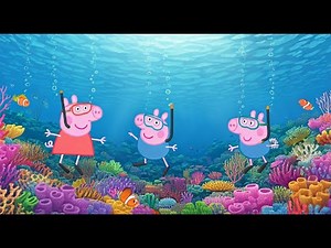 Peppa pig explores Great Barrier Reef in Australia | Peppa Pig world adventure #gameplay