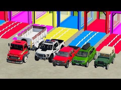 🚑Epic Police Car & Ambulance Transport in FS22! | Emergency Vehicle Simulator | Farming Simulator 22