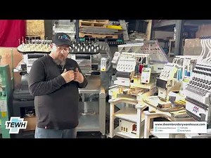 Tour of Refurbished Commercial Embroidery Machines | Tajima, SWF, Melco & More!