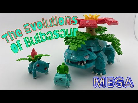 MEGA Pokémon: Bulbasaur Evolution, Opening, Timelapse Build and Review