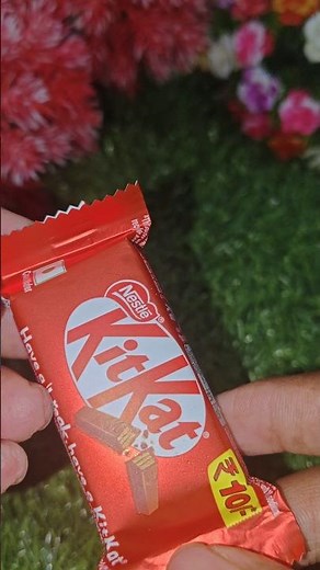 "Satisfying KitKat Break #ASMR #Shorts #SatisfyingVideo"