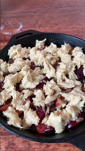 Plummy Plum Cobbler #cooking #soundeffects