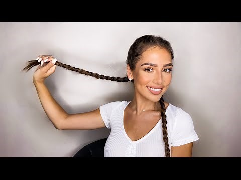 GLUED-ON BRAIDS TUTORIAL