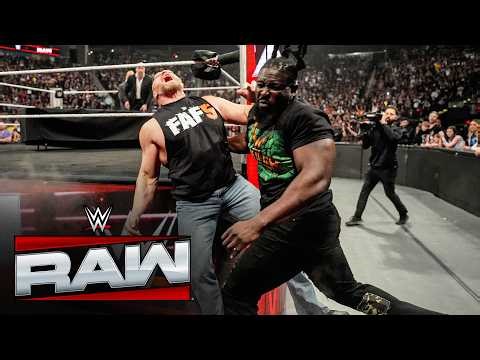 EXCLUSIVE: Oba Femi and Brock Lesnar continue to brawl: Raw, April 6, 2026