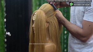 437K views · 10K reactions | Beautiful engagement or reception hairstyle for bridal | Magic Techniques by chandra prakash patel | Facebook