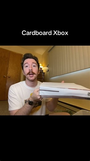 Xbox made of cardboard