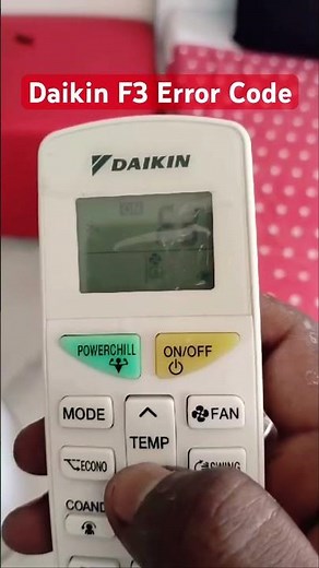 F3 Error Code #daikin #comfortcooling #directcool #fastcooling @F3 –Insufficient refrigerant,