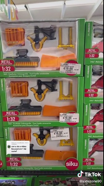 Reply to @modelfarmer_262 a selection of our 1:32 scale Siku tractors and attachments 👍🏽#farm #toys #farmlife #tractors #trailers