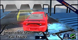 Impossible Stunt Car Tracks | Drive over stunts on PacoGames