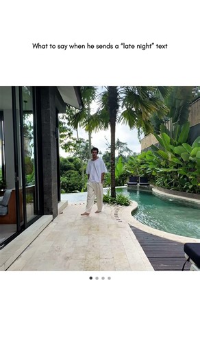 What to say when he sends a “late night” text