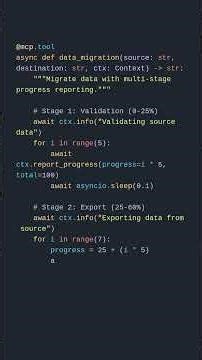 Progress Reporting with FastMCP Tools - Part 5/5
