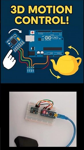 MPU6050 Teapot | Arduino + 3D Processing 🚀