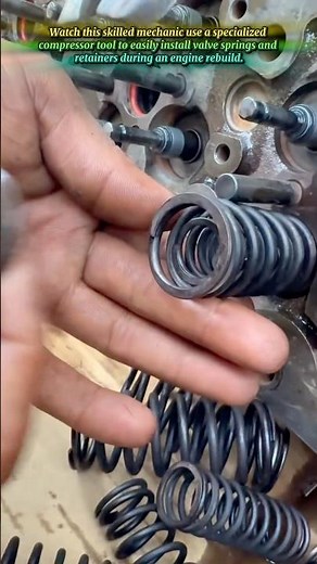 How To Install Valve Springs Using Cylinder Head Tools