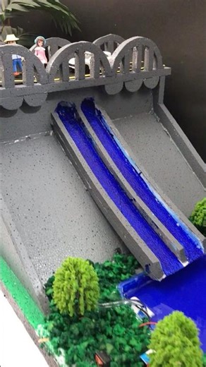 dam working model shorts | water dam model science project | diyas funplay #shorts #shortvideo