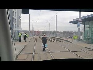 【前面展望】Nottingham Express Transit Line 1 诺丁汉电车一号线 Cab view x6 六倍速