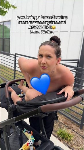 Honestly breastfeeding makes my life so much easier🙌🏼🤣 #breastfeeding #momlife
