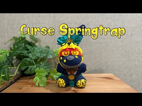 Curse Springtrap custom plush review! (FNAF AR)