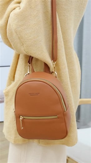 video, Forever Young  3-Way Multi Function Mini Backpack Crossbody Bag For Women