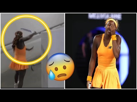 OH NO, COCO! 😱 Coco Gauff Smashes Racquet After Worst Grand Slam Loss in 7 Years | Australian Open