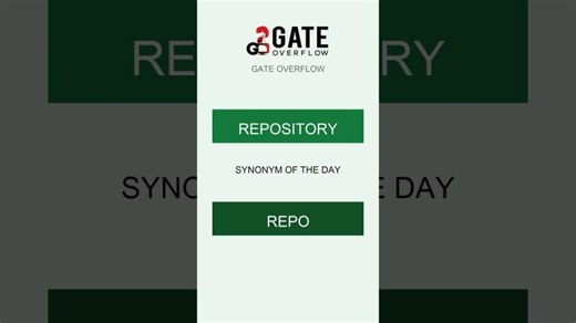 Synonym of the Day: Repository Repo 🔗 #Shorts #CS | GATE Overflow
