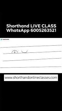 shorthand basic strokes #shorthandcourse #sscstenographer